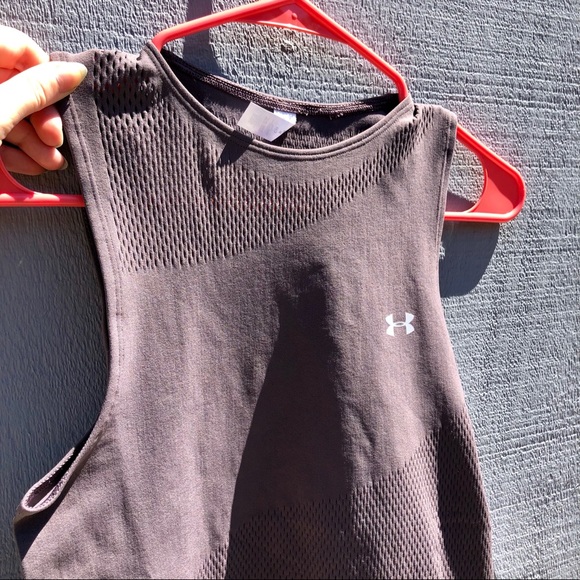 NWT Under Armour tank top seamless grey/purple ash - Picture 9 of 16